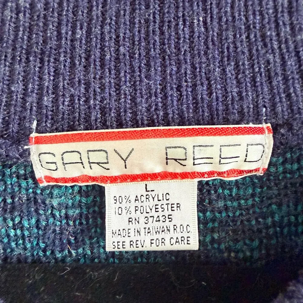 Gary Reed checkerboard stripe